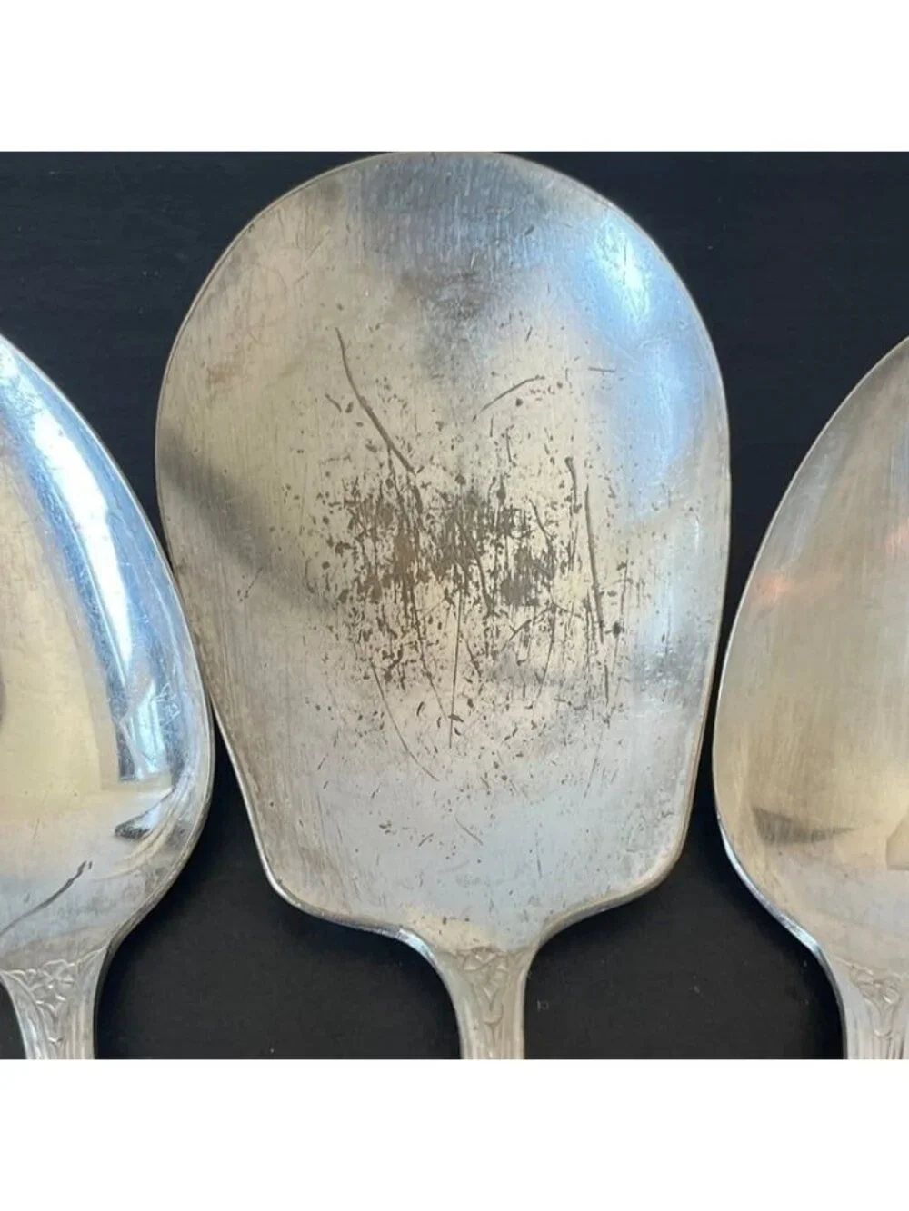 National Silver PRINCESS ROYAL Serving Spoons Fork Butter Knife Vtg Silverplate